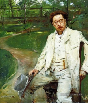 Portrait du pianiste Conrad Ansorge Lovis Corinth Peinture à l'huile